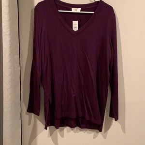 Loft Lounge Purple Top